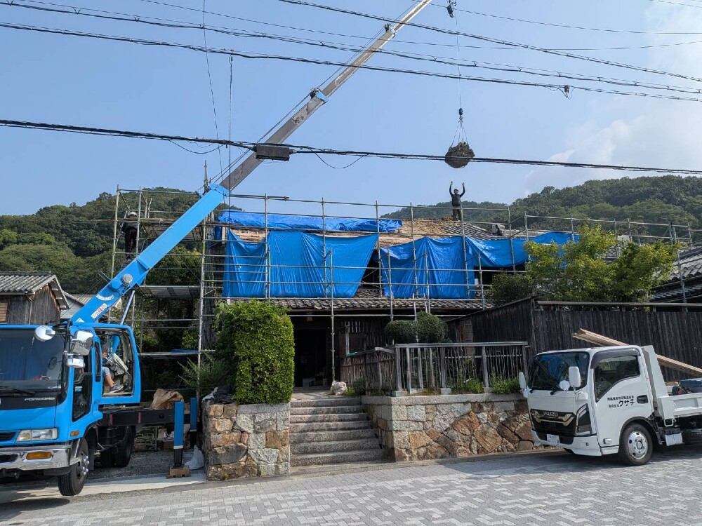 屋根瓦葺き替え工事