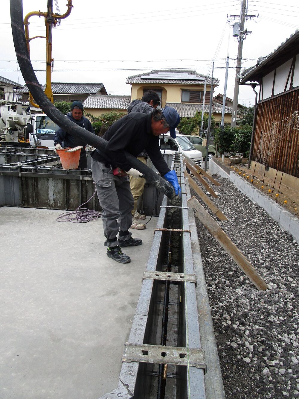 立ち上がりコンクリート