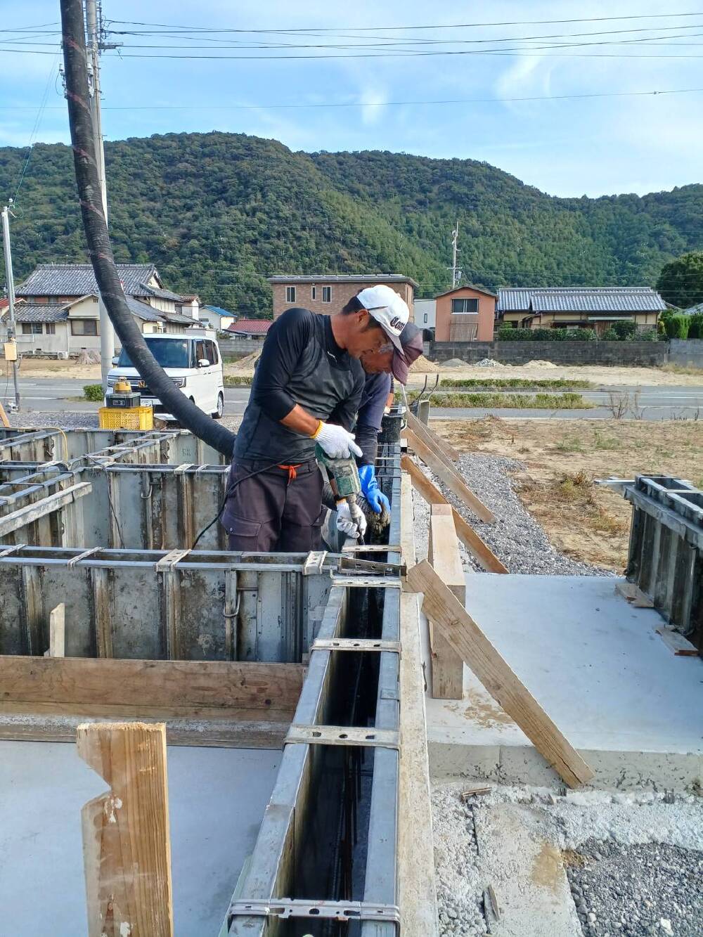 立ち上がりコンクリート