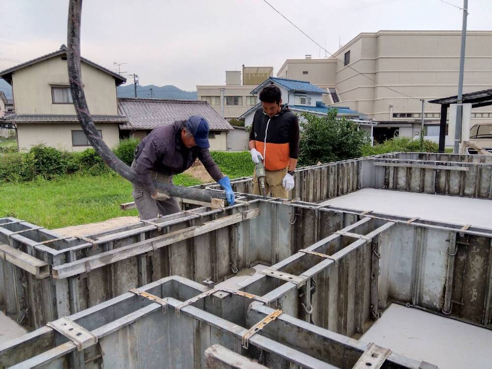 立ち上がりコンクリート