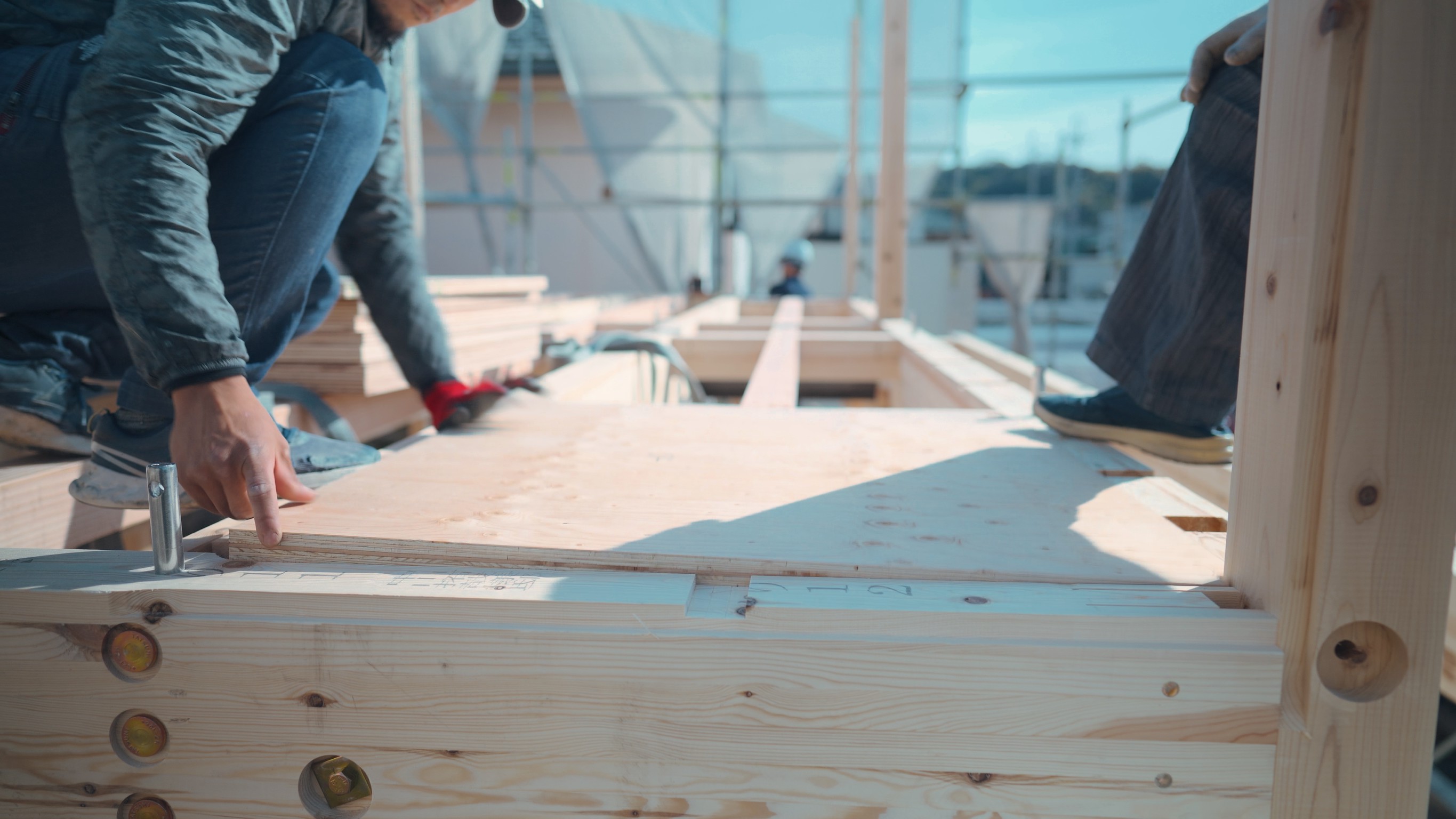 構造用合板の二重張り